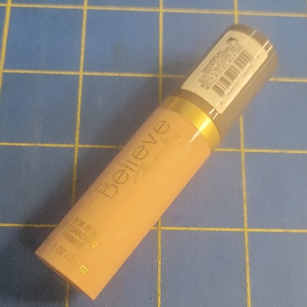 Believe Beauty Lock It In Eyeshadow Primer 3.2ml New Sealed Tube UNIVERSAL